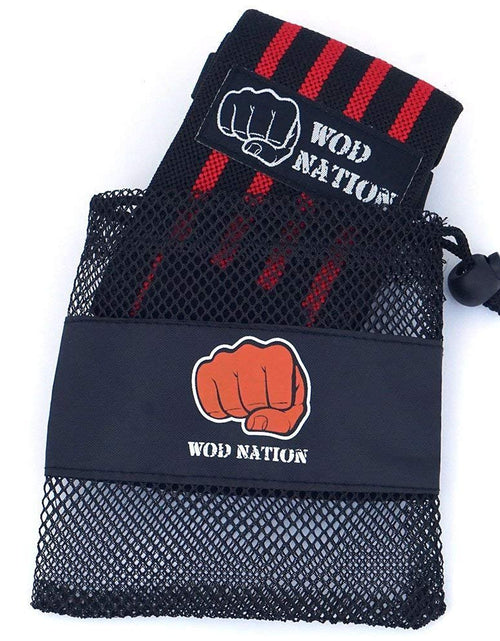 Load image into Gallery viewer, Wrist Wraps Weightlifting for Men &amp; Women - Weight Lifting Wrist Wrap Set of 2 Forcrossfit and Cross Training (12&quot; or 18&quot;) + Includes Carrying Bag 2668south
