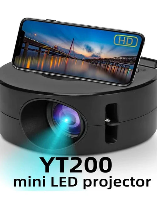 Load image into Gallery viewer, YT200 MINI Projector Home Cinema Portable Theater LED Video Projector Laser Beamer for 4K 1080P via HD Port Smart TV BOX Gifts 2668south
