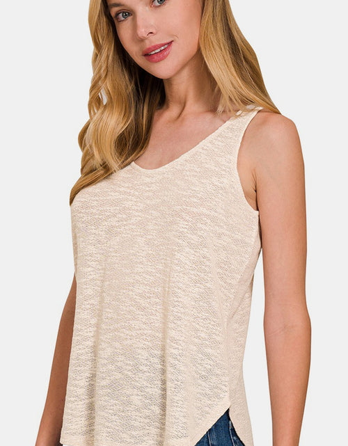 Load image into Gallery viewer, Zenana Curved Hem Round Neck Tank 2668south
