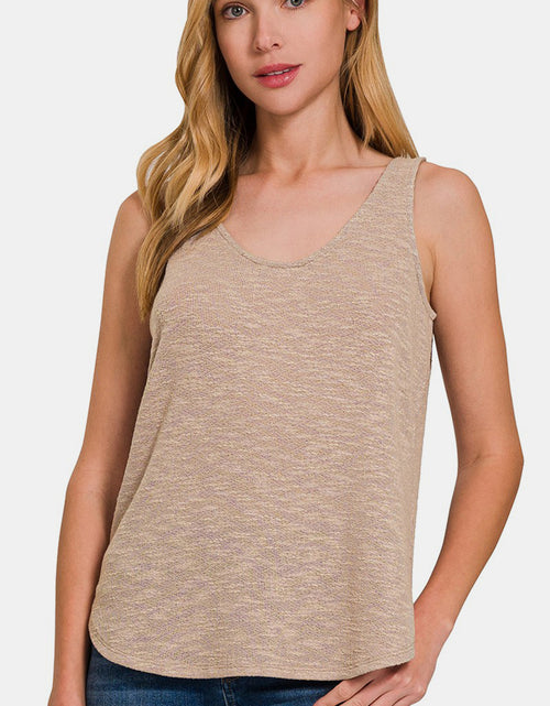 Load image into Gallery viewer, Zenana Curved Hem Round Neck Tank 2668south
