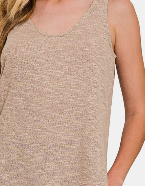 Load image into Gallery viewer, Zenana Curved Hem Round Neck Tank 2668south
