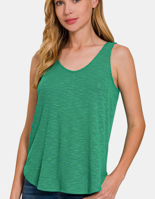 Load image into Gallery viewer, Zenana Curved Hem Round Neck Tank 2668south
