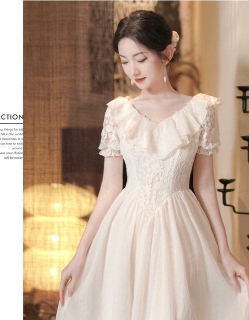 Load image into Gallery viewer, Summer Women&#39;s French Court Style Princess On The Run Dress
