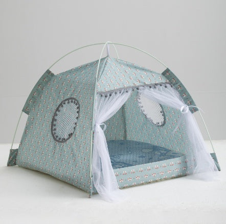 Load image into Gallery viewer, Cat Tent Cat Cat House Enclosed Pet Bed
