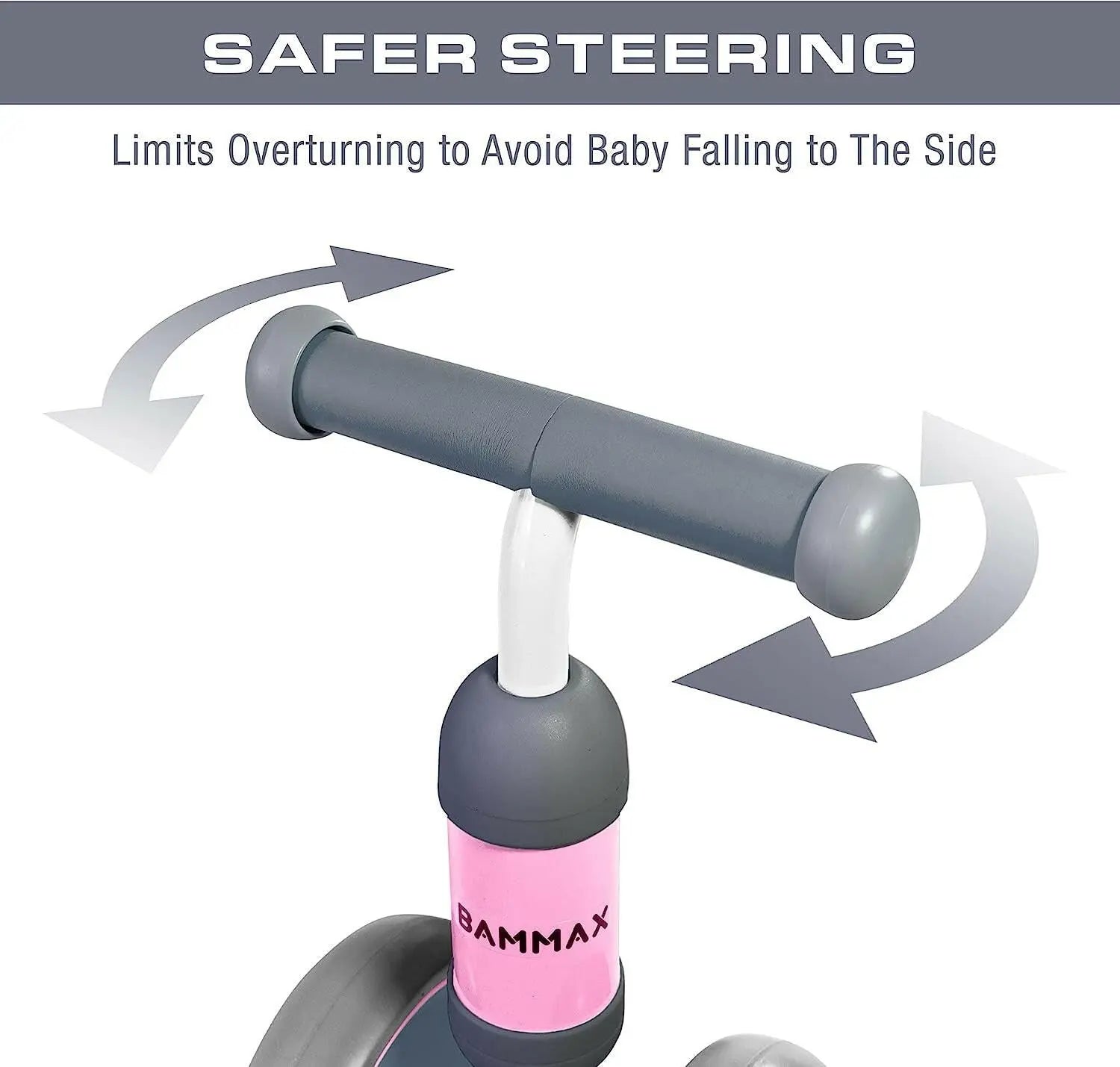 Easy Glide Wheels & Safer Toddler Bike Steering