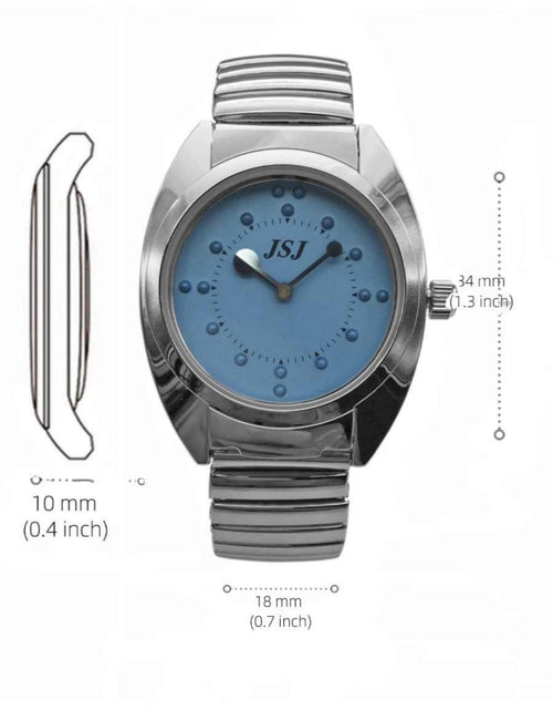 Load image into Gallery viewer, Blind Touch Flip Watch Round - 2668south
