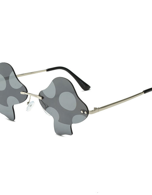 Load image into Gallery viewer, Mushroom Sunglasses Rimless Sunglasses Personality
