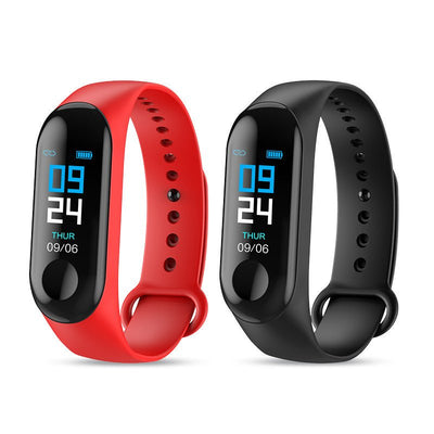 Compatible With , Smart Bracelet Heart Rate And Blood Pressure Exercise Meter Step Information Push Smart Reminder Color Bracelet - 2668south