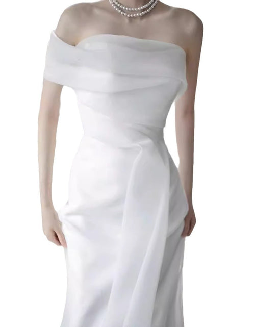 Load image into Gallery viewer, French Off-shoulder Light Wedding Dress Bride
