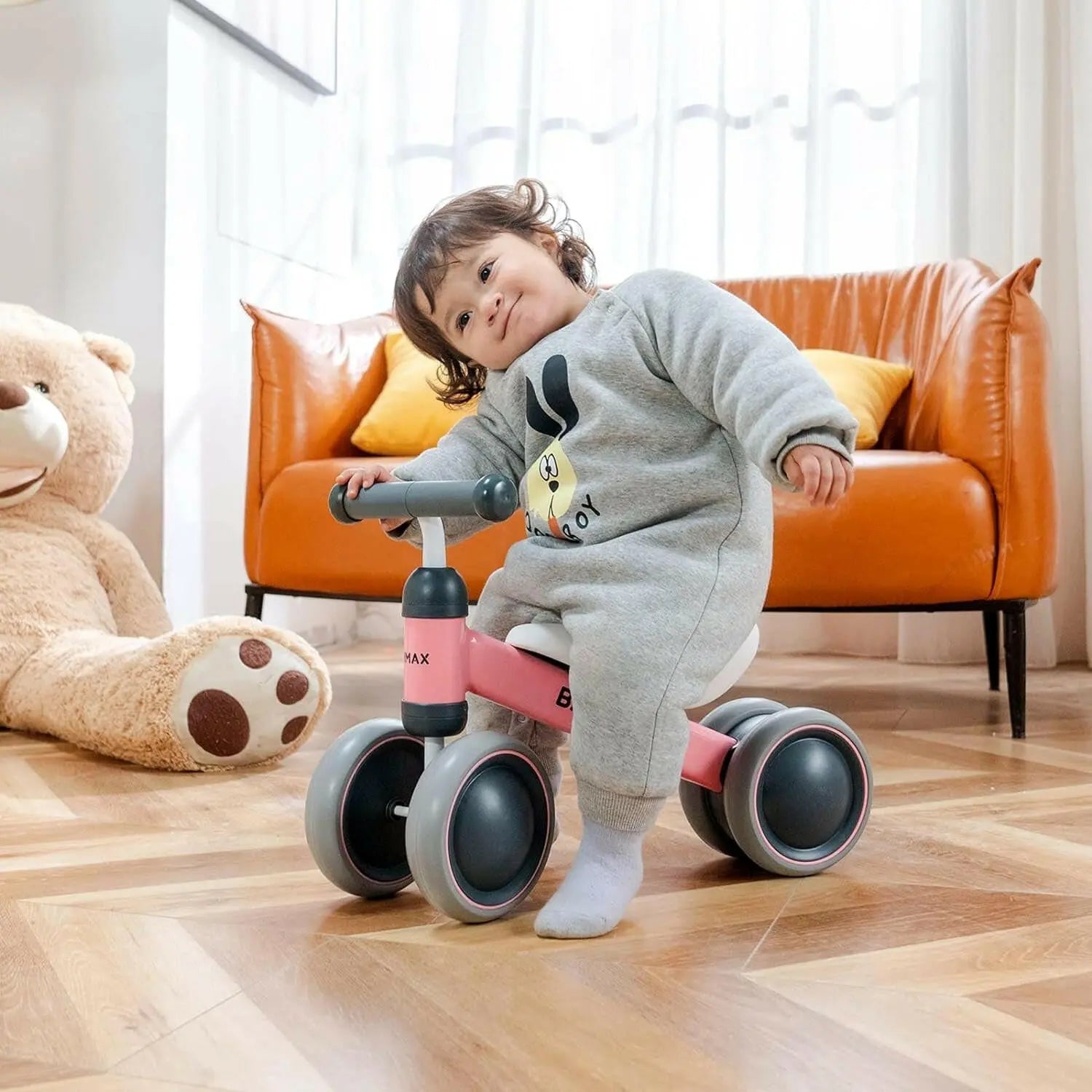 Easy Glide Wheels & Safer Toddler Bike Steering