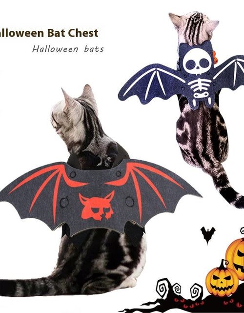 Load image into Gallery viewer, Halloween Pet Batwing Cat Pet Costume
