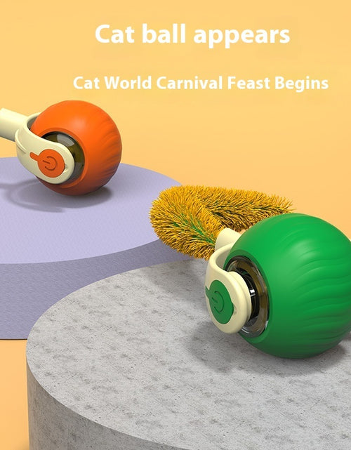 Load image into Gallery viewer, Pets Drag Ball Toy Automatic Relief Cat Teasing Ball Toys Pet Products
