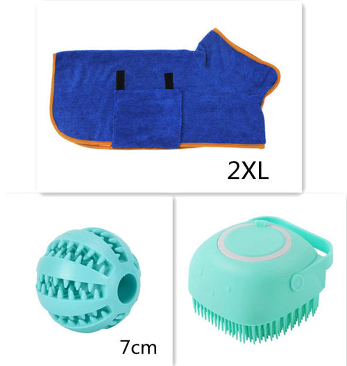 Load image into Gallery viewer, Silicone Dog Bath Massage Gloves Brush Pet Cat Bathroom Cleaning Tool Comb Brush For Dog Can Pour Shampoo Dog Grooming Supplies
