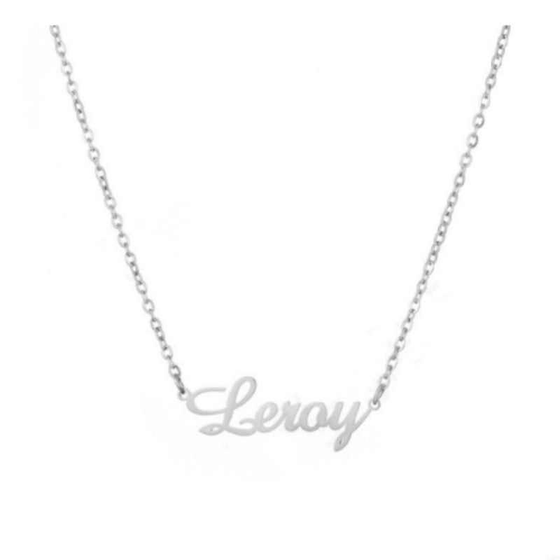 Letter Pendant Electroplated With 18K Gold Custom Name - 2668south