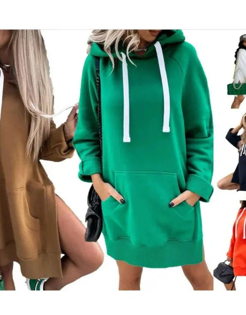 Load image into Gallery viewer, long-sleeved sweater Fleece Hooded Long-sleeved Sweater 2668south
