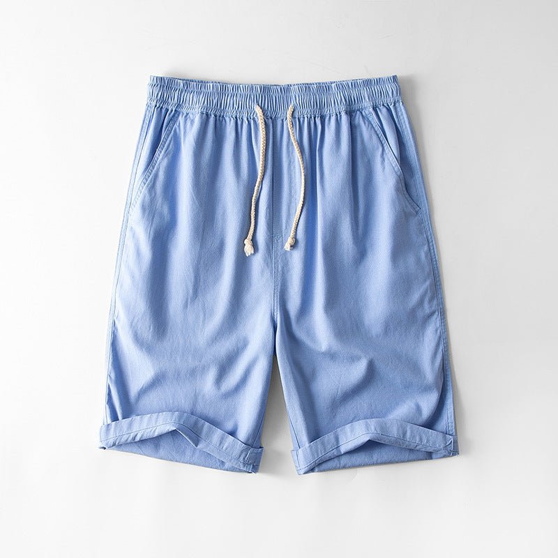 Men's Casual Loose Straight Linen Pirate Shorts - 2668south