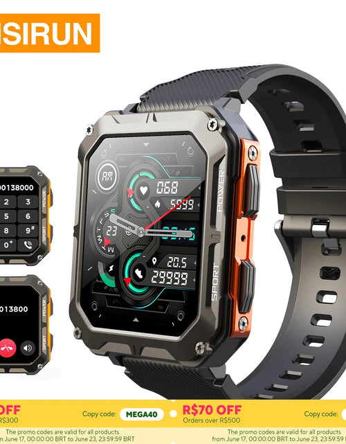 Load image into Gallery viewer, New C20 Pro Smart Watch Men Voice Assistant BT Wireless Call Business Outdoor Sports IP68 Waterproof Wristwatch for Android Ios - 2668south
