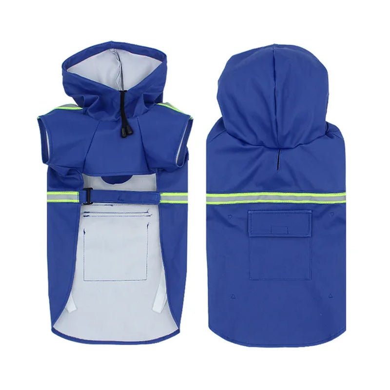 Pet Poncho Dog Raincoats Reflective Small Large Dogs Rain Coat Waterproof Jacket S - 5XL Fashion Outdoor Breathable Puppy Clothes - 2668south