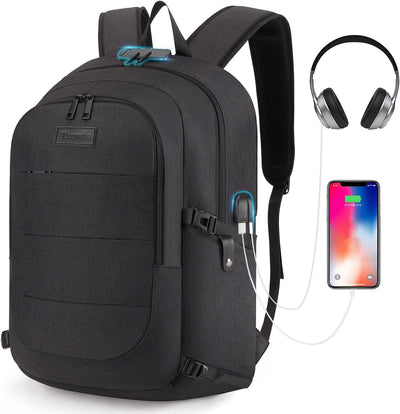 Travel Laptop Backpack Water Resistant Anti - Theft Bag with USB Charging Port and Lock 14/15.6 Inch Computer Business Backpacks for Women Men College School Student Gift,Bookbag Casual Hiking Daypack - 2668south